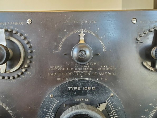 Marconi Wireless 106B RCA 106D Radio Receiver2